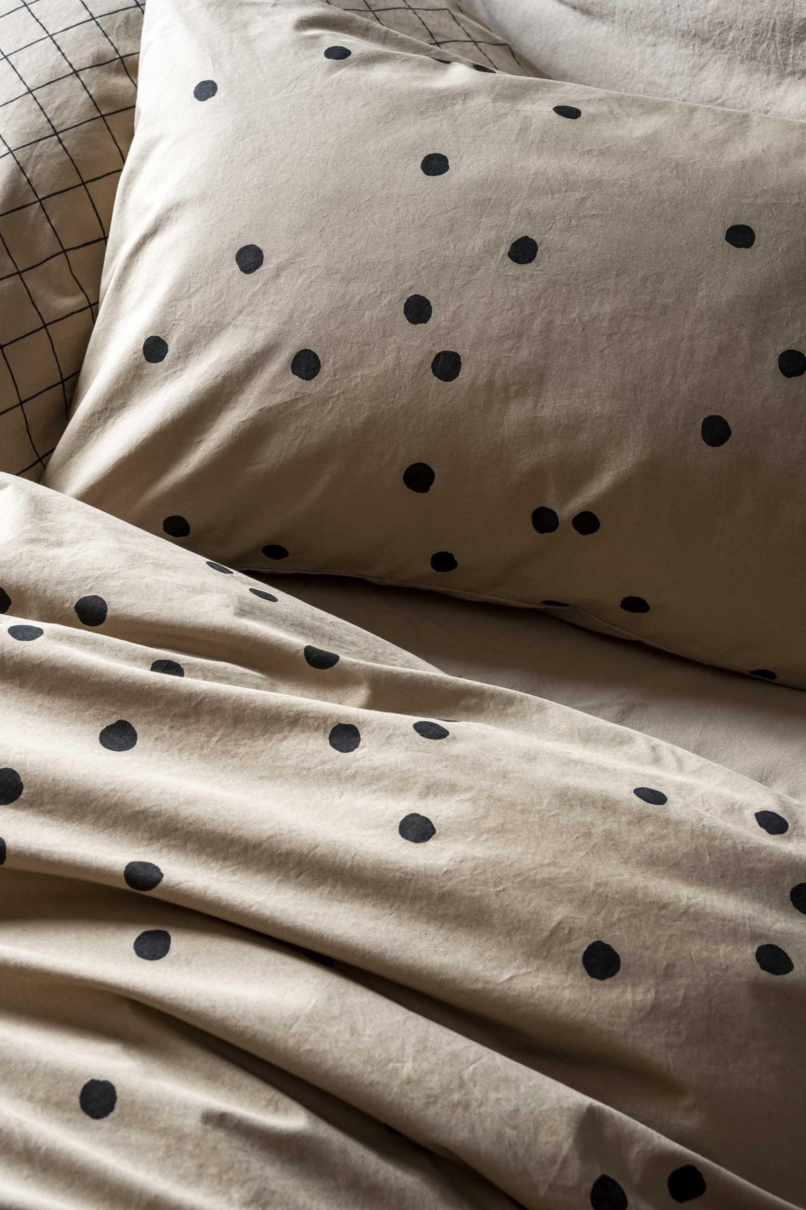 Pillow case organic cotton percale odette ginger